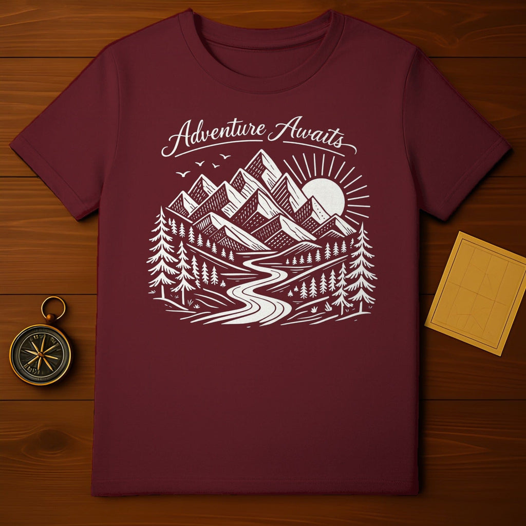 Adventure Awaits Graphic T-Shirt Perfect for Exploration