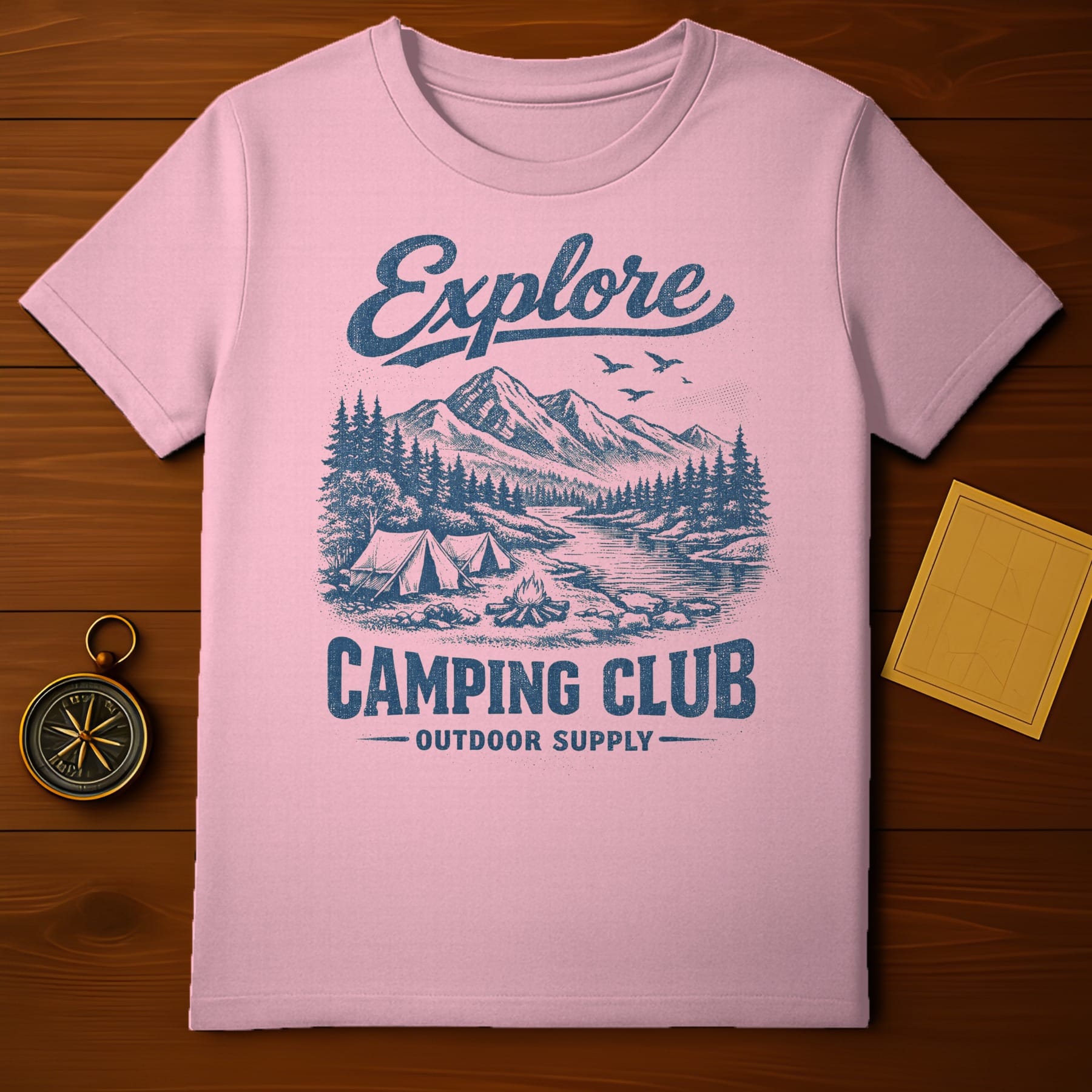 Explore Camping Club Outdoor Supply T-Shirt