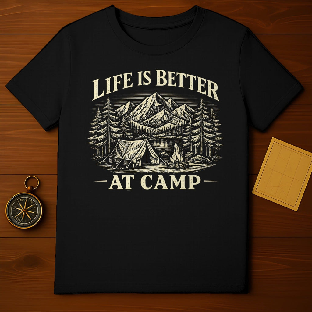 Life is Better at Camp Graphic T-Shirt Product