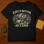 Life is Better at Camp Graphic T-Shirt Product