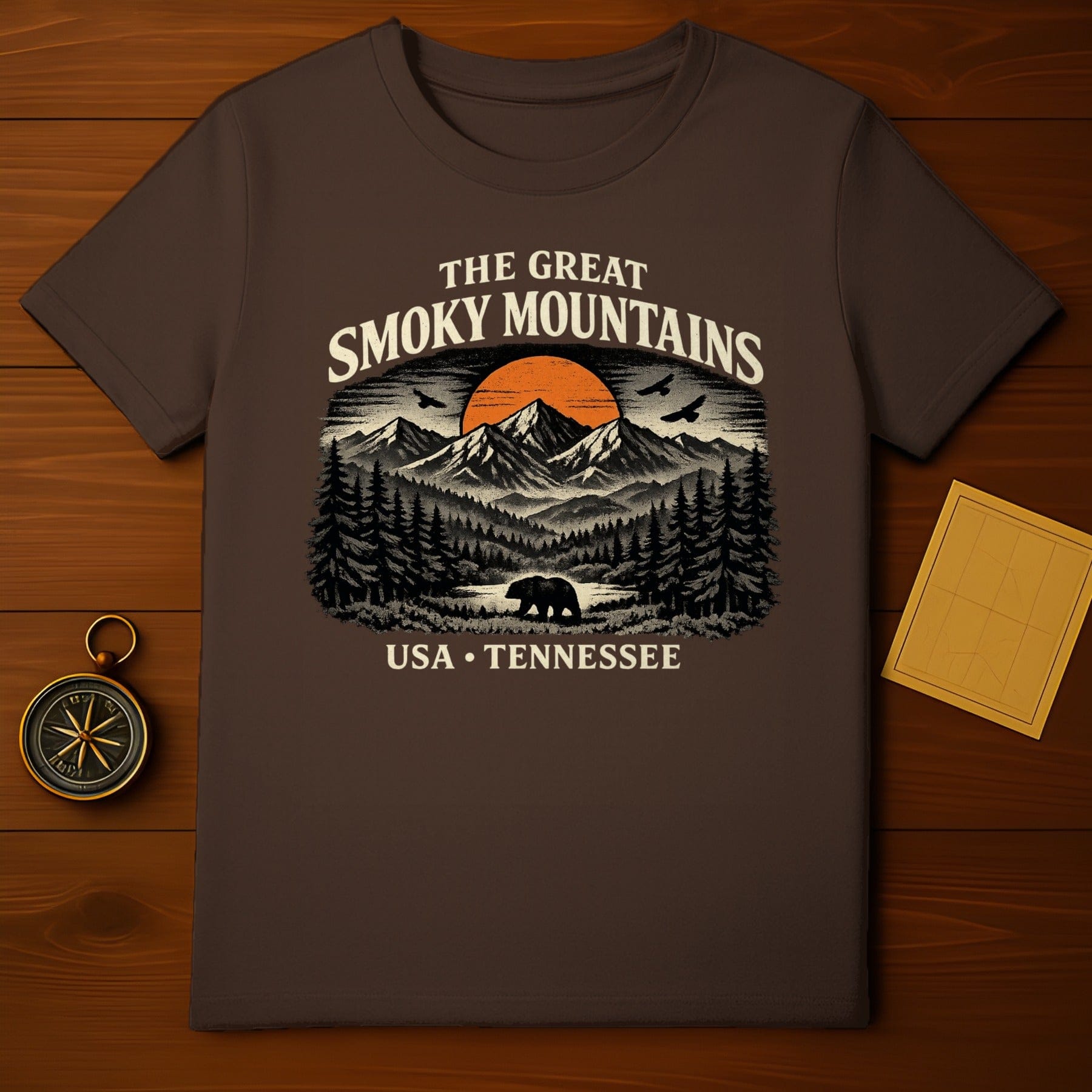 The Great Smoky Mountains USA Tennessee Graphic Shirt
