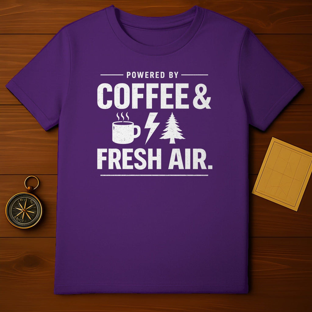 Powered by Coffee and Fresh Air T-Shirt