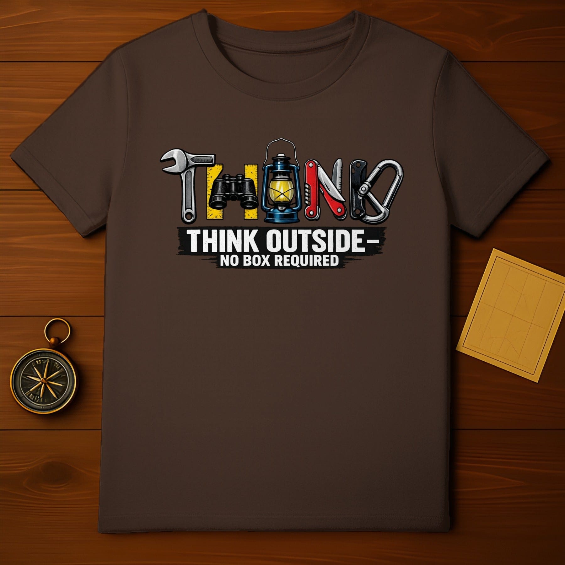 THINK OUTSIDE No Box Required Adventure T-shirt