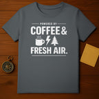 Powered by Coffee and Fresh Air Graphic Shirt