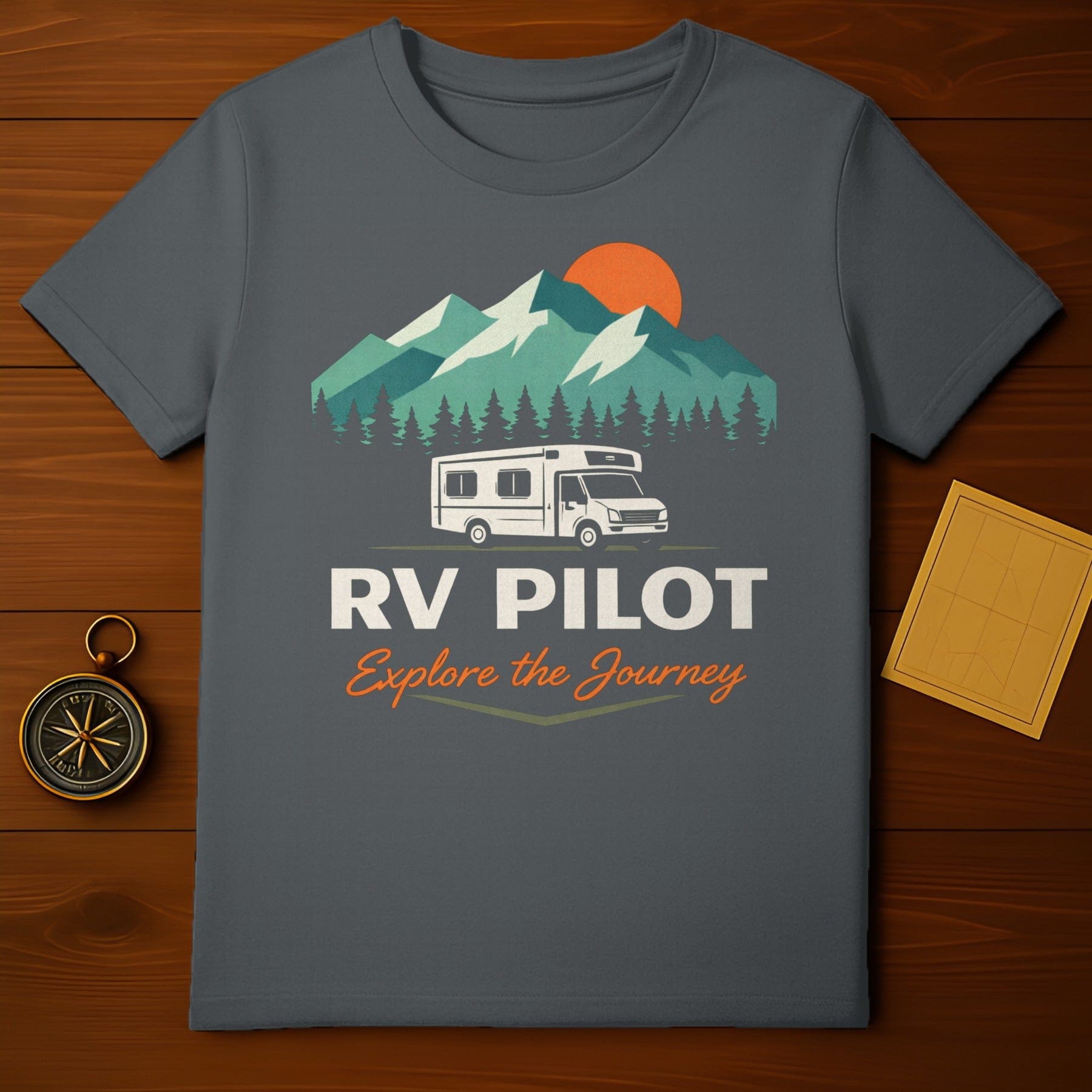 RV Pilot Explore the Journey Graphic T-Shirt