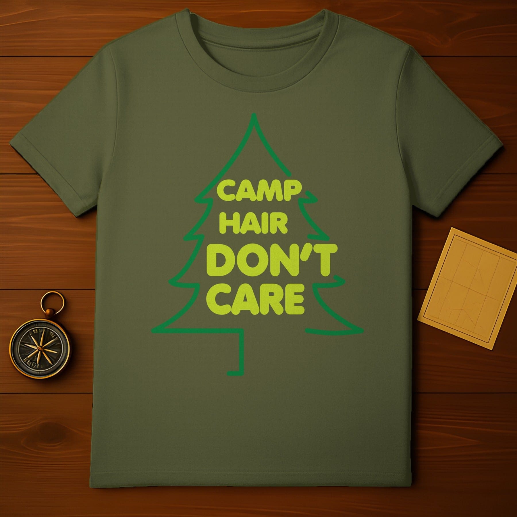 Camping Hair T-Shirt