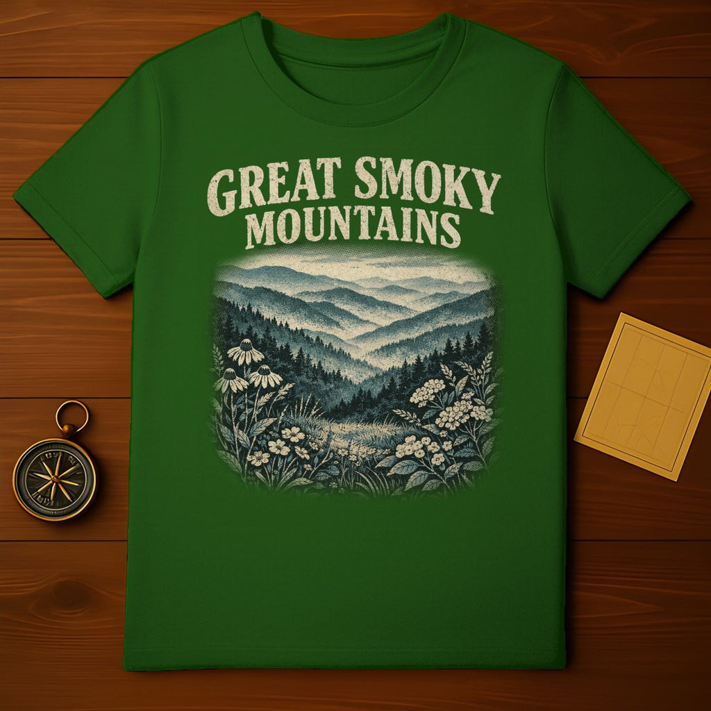 Great Smoky Mountains Scenic Nature Graphic Shirt