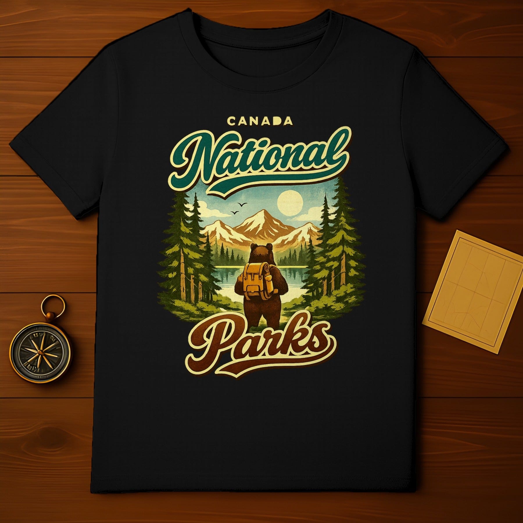 CANADA National Parks Bear Hiking Nature Scenic product type
Canada
National Parks
Bear
Hiking
Backpack
Nature
Mountains
Lake
Forest
Trees
Outdoors
Adventure
Camping
Wildlife
Scenic
Landscape
Retro
Vintage
Illustration
Graphic
Travel
Souvenir