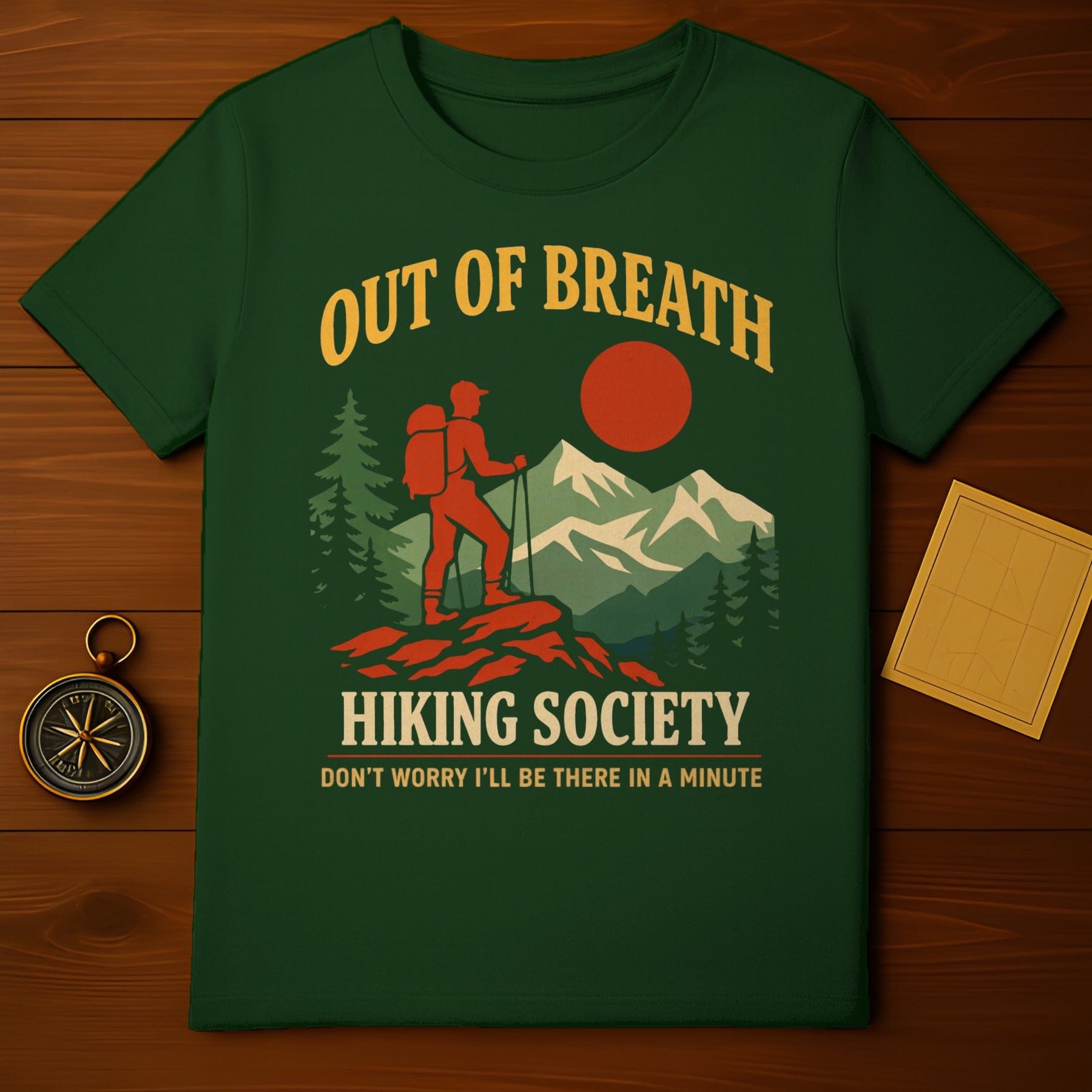 Out of Breath Hiking Society Graphic Shirt