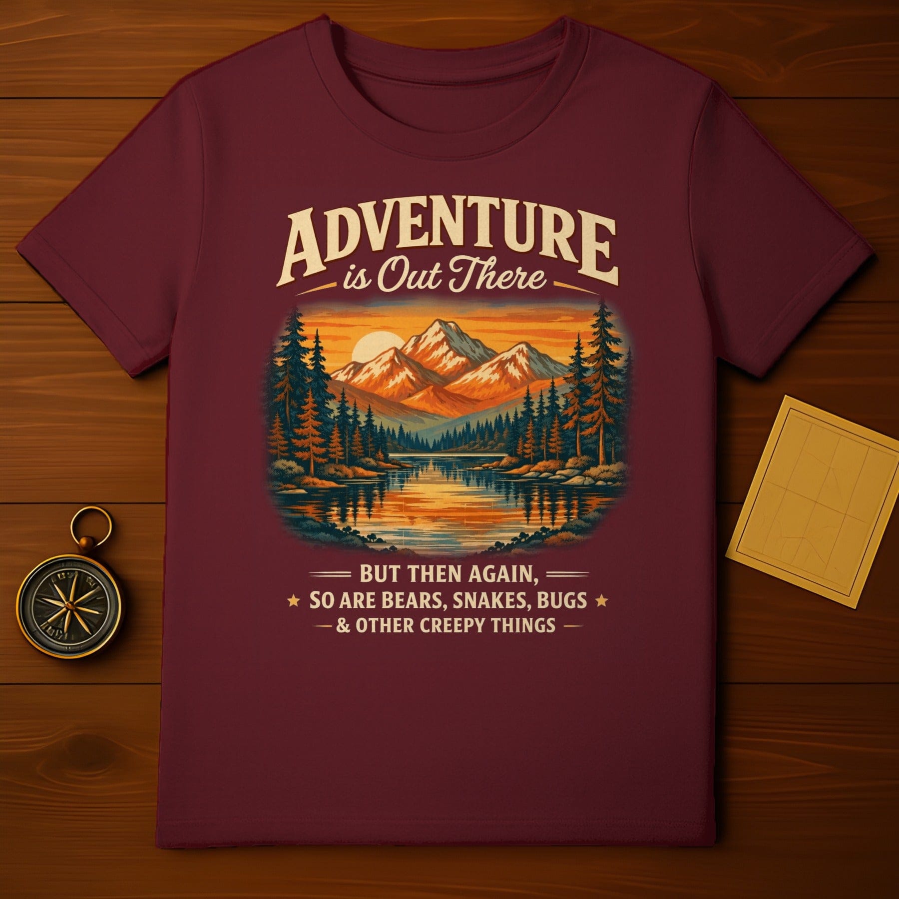 Adventure is Out There But Then Again Creepy Things Shirt