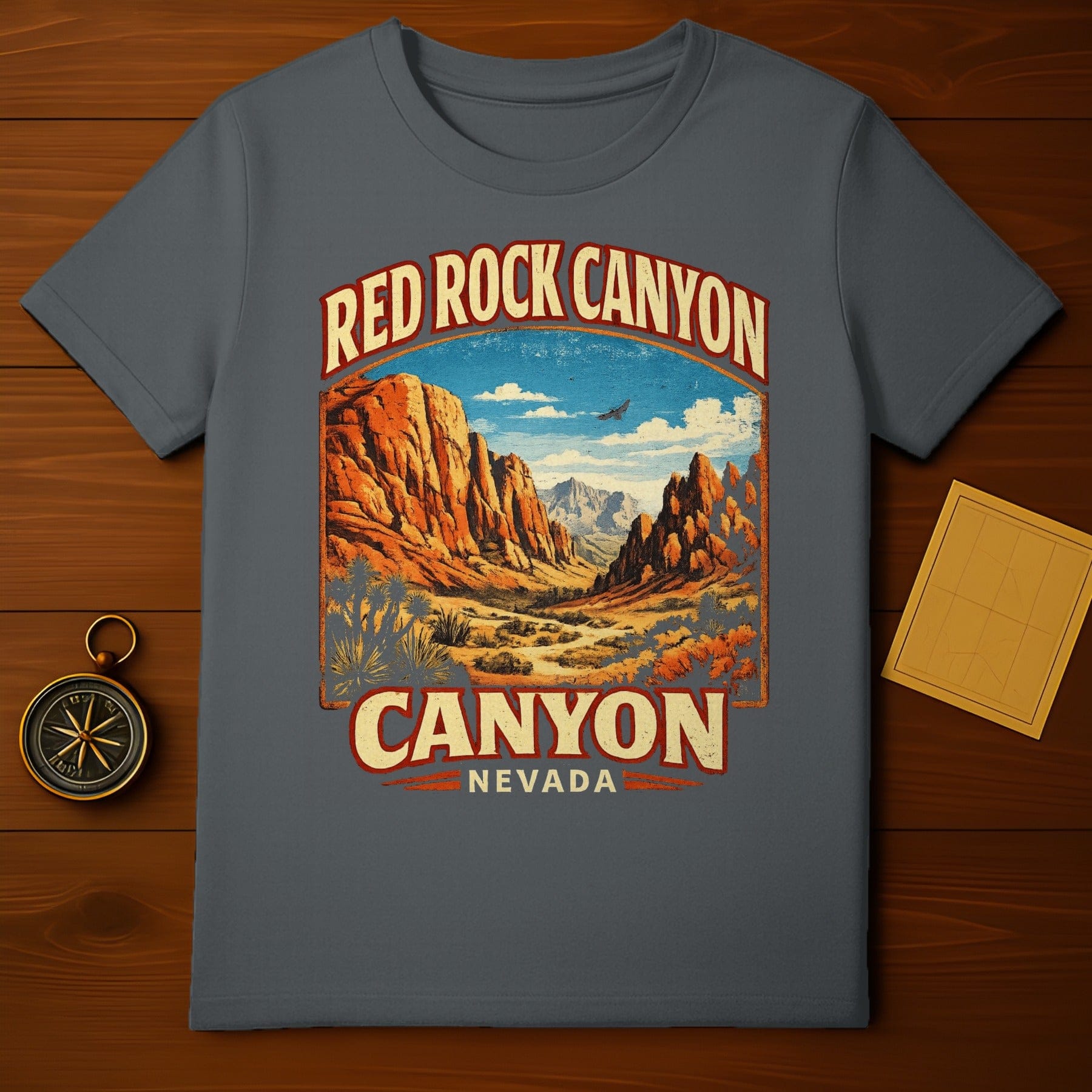 RED ROCK CANYON NEVADA VINTAGE POSTER STYLE product type