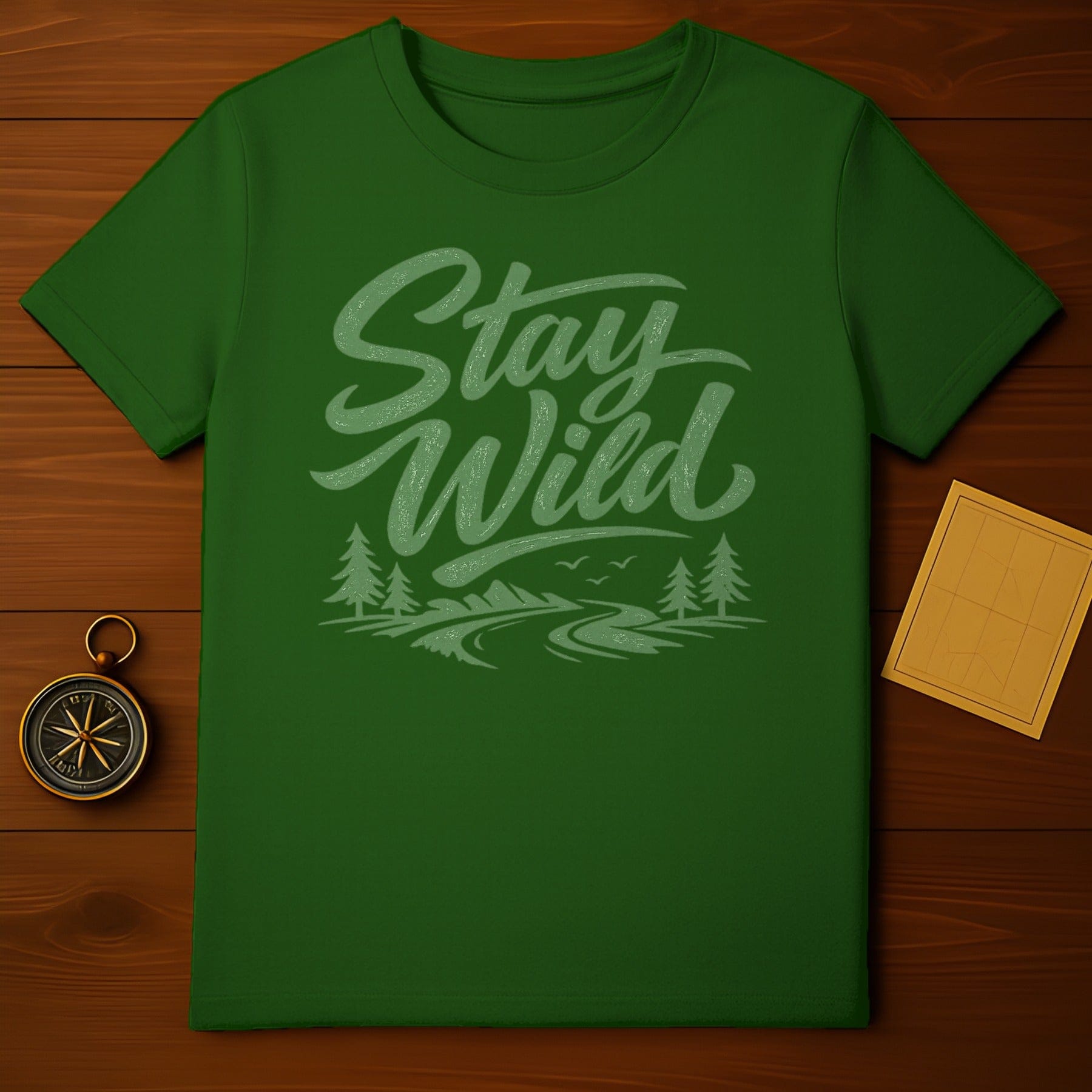 Stay Wild Graphic Tee for Outdoor Enthusiasts Product