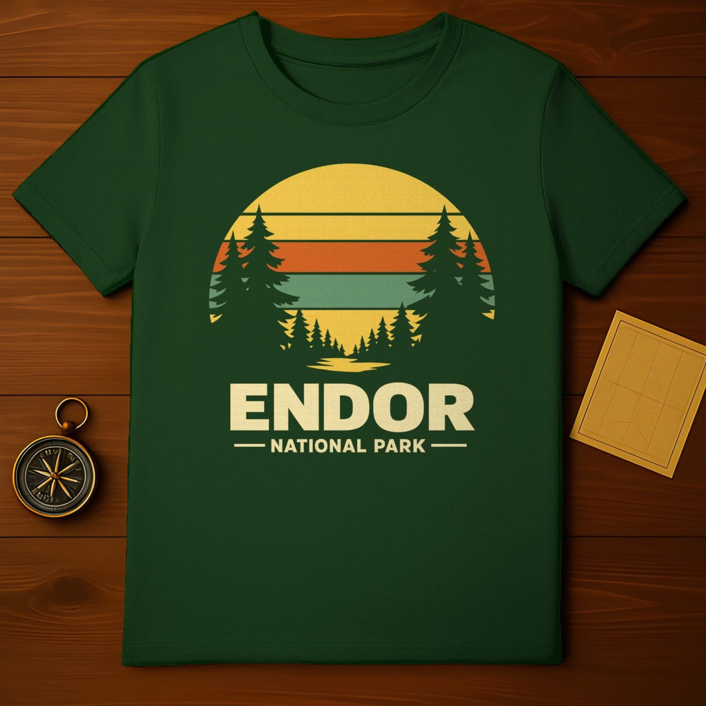 ENDOR NATIONAL PARK sunset forest design T-shirt
Endor
National Park
Forest Graphic
Sunset Design
Tree Silhouette
Retro Aesthetic
Vintage Vibe
Adventure Inspired
Outdoor Style
Nature Theme
Green Apparel
Graphic Tee
SciFi Theme
Fantasy Planet
Endor Moon
Park Explorer
Star Wars Fan
Woodland Art
Travel Clothing
Planet Endor