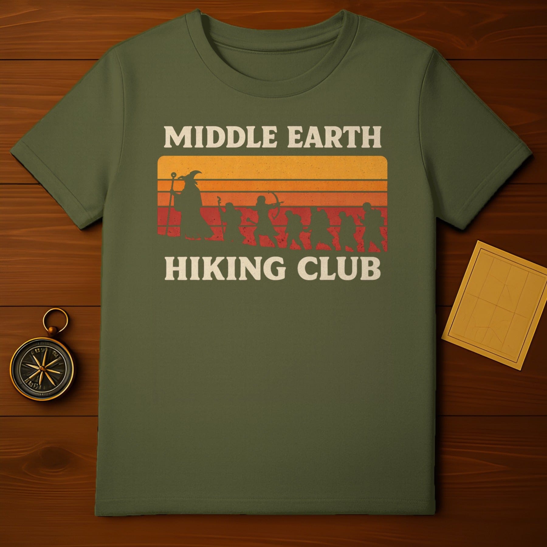 MIDDLE EARTH HIKING CLUB Retro Fantasy Design product type