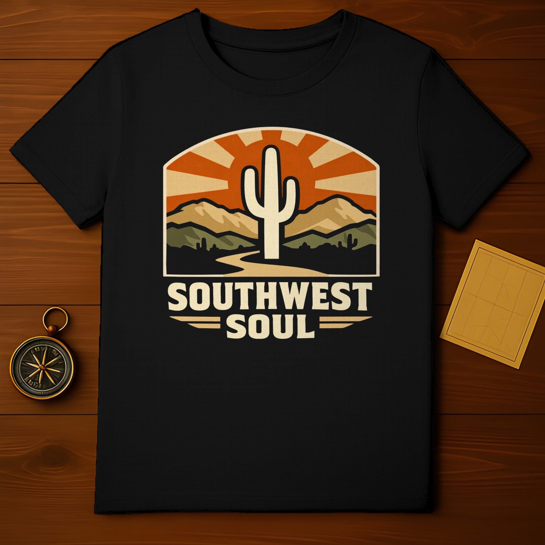 Southwest Soul Desert Landscape Cactus Sun Rays product type