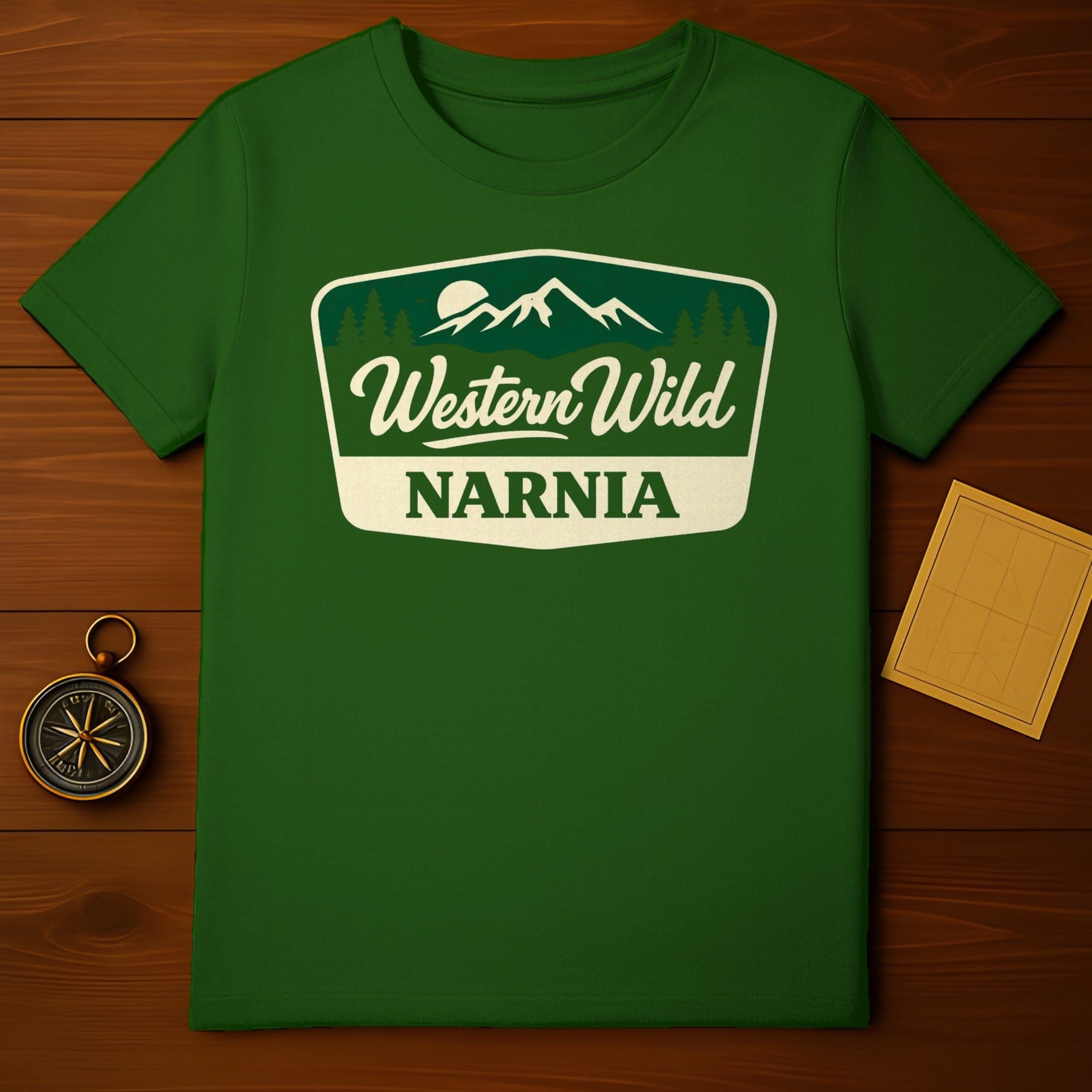 Western Wild NARNIA mountains trees sun green t-shirt product type
Narnia
Western Wild
Mountain Landscape
Forest Design
Sun Graphic
Green T-Shirt
Adventure Apparel
Fantasy Inspired
CS Lewis
Literary Theme
Graphic Tee
Outdoor Style
Wilderness Spirit
Pine Trees
Nature Aesthetic
Vintage Look
Exploration Gear
Mythical Kingdom
Imaginative Wear
Unique Design