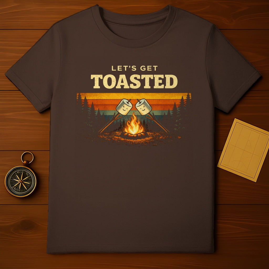 Let's Get Toasted Campfire Marshmallow T-Shirt