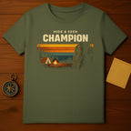 Hide and Seek Champion Bigfoot Camping T-shirt