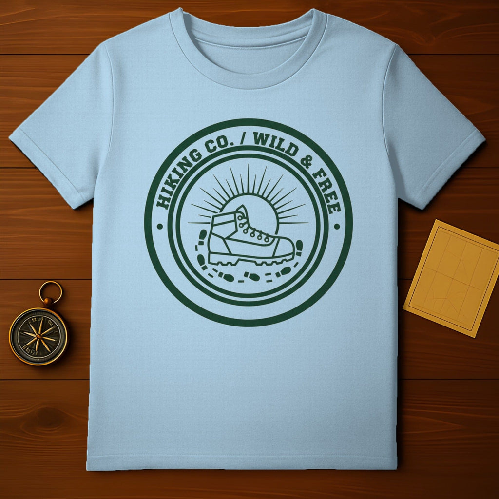 Hiking Co. Wild & Free Adventure Graphic Tee