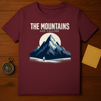 THE MOUNTAINS ARE CALLING Adventure Graphic product type
T-shirt, Graphic tee, Mountain design, Outdoor adventure, Hiking shirt, Nature inspired, Travel theme, Explorer apparel, Summit view, The Mountains Are Calling, Maroon shirt, Burgundy tee, Mountain climber, Wilderness print, Scenic graphic, Landscape art, Trail enthusiast, Adventure seeker, Outdoorsy, Wanderlust