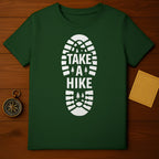 Take A Hike Footprint Graphic T-Shirt