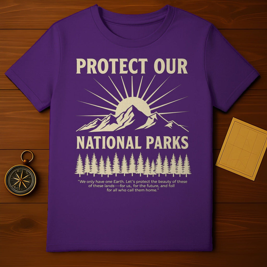 Protect Our National Parks Purple T-shirt