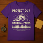 Protect Our National Parks Purple T-shirt