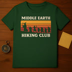 Middle Earth Hiking Club Vintage Sunset Graphic T-Shirt