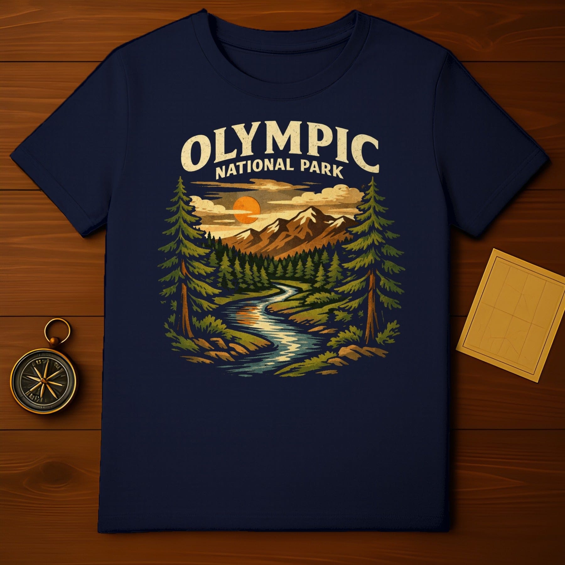 Olympic National Park Scenic View T-Shirt