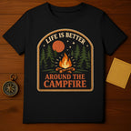 Life Is Better Around The Campfire product type
Camping
Campfire
Outdoors
Adventure
Nature
Forest
Trees
Bonfire
Hiking
Wilderness
Travel
Explore
Mountains
Sunset
Nightsky
Stars
Retro
Vintage
Outdoorsy
Getaway