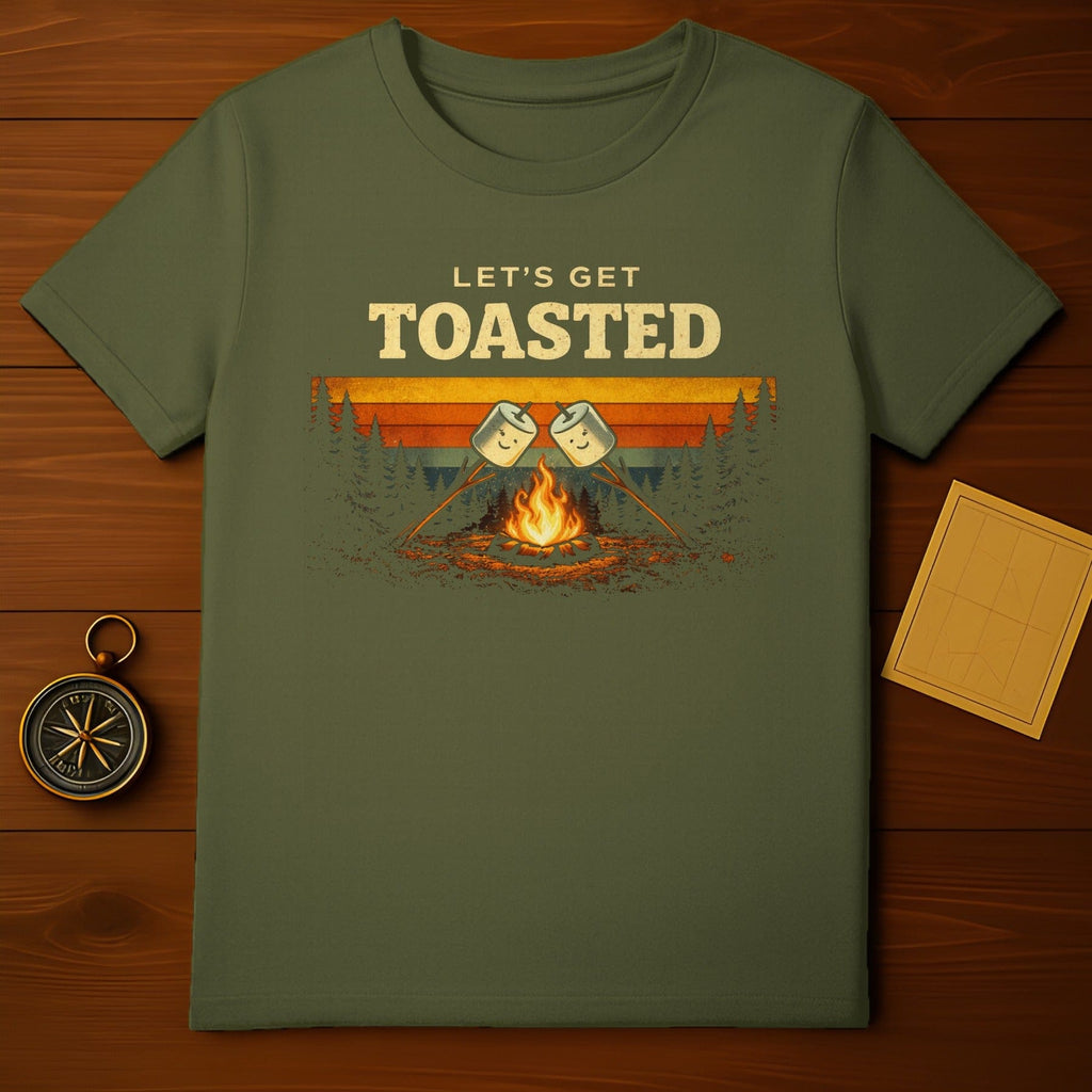 Let's Get Toasted Campfire Adventure T-shirt
