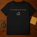 I'm coming to the cottage house icon graphic tee