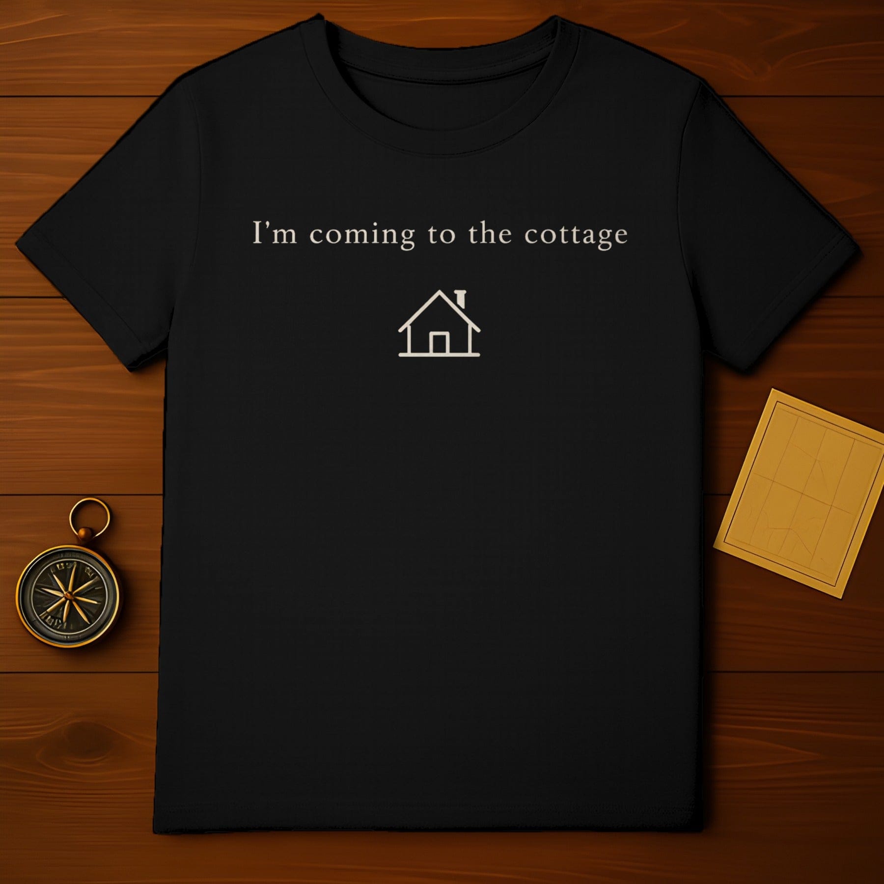 I'm coming to the cottage house icon graphic tee