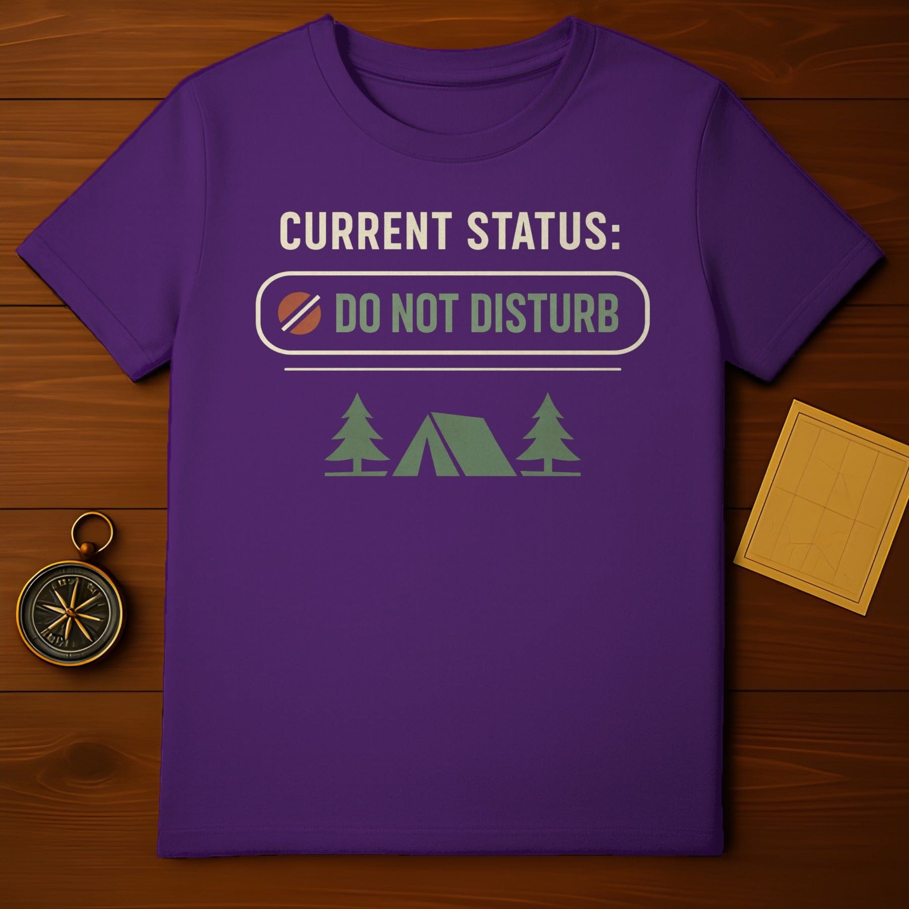 Purple Current Status Do Not Disturb Camping Product Type