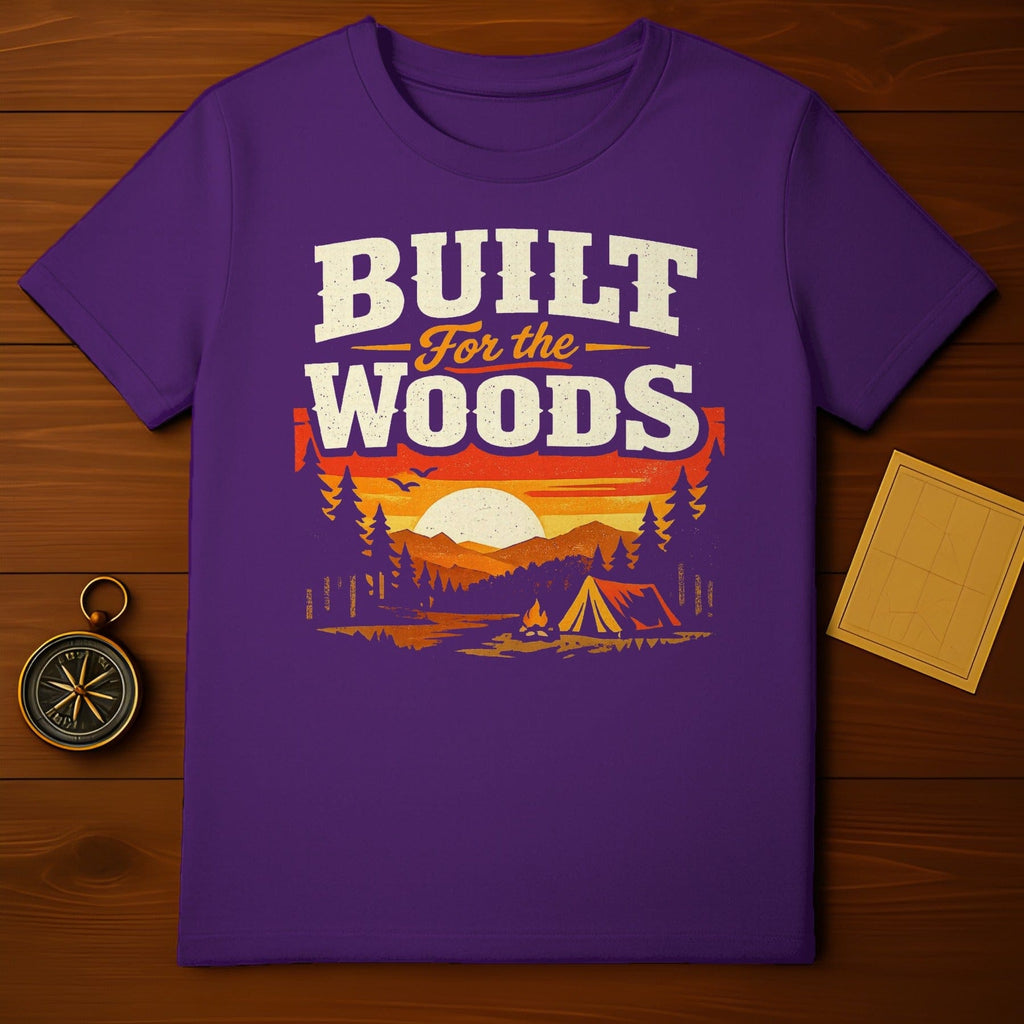 Built For The Woods Graphic Outdoor Adventure Shirt