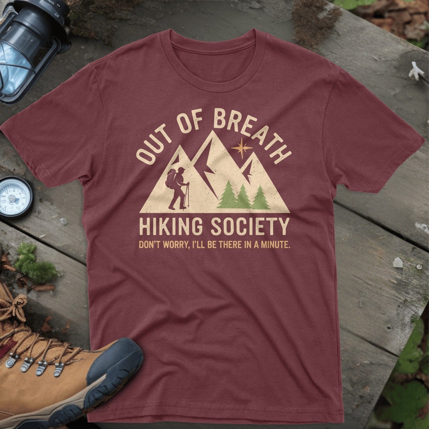 Out Of Breath Hiking Society T-Shirt product type