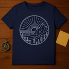 Mountain Sunrise and Trees Graphic T-Shirt