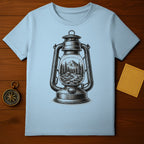 Vintage Lantern Mountain Adventure T-Shirt