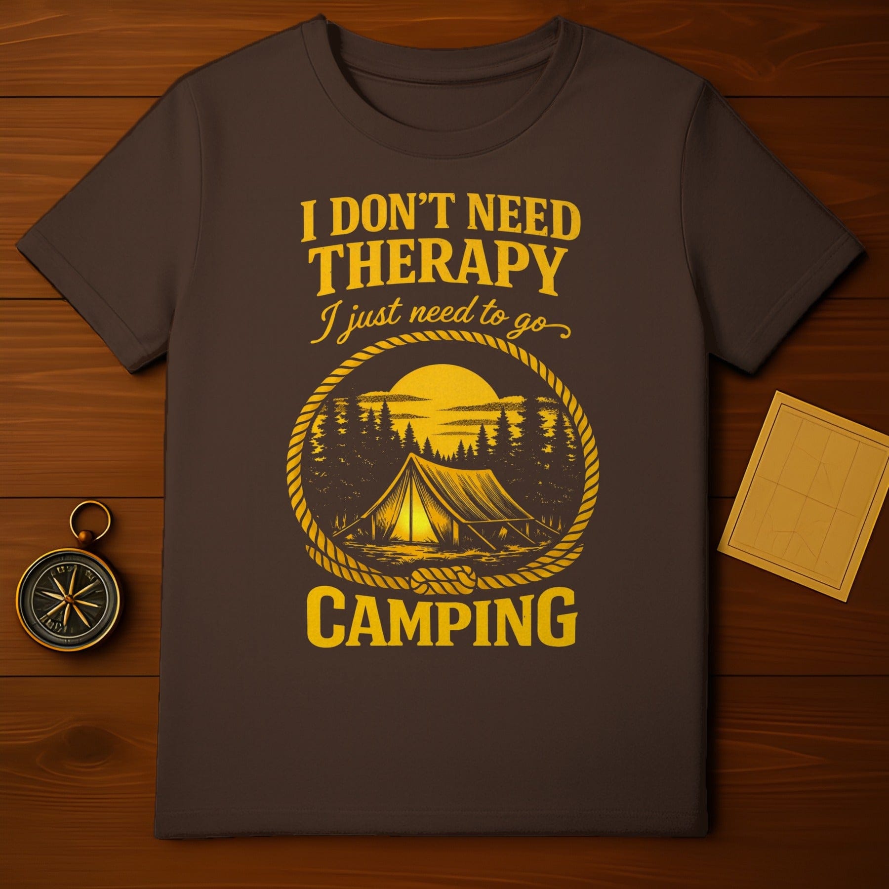 I Don't Need Therapy I Just Need To Go Camping Shirt