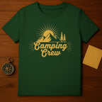 Camping Crew Graphic Tee Outdoor Adventure Shirt