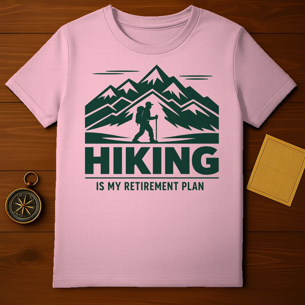 Hiking Is My Retirement Plan Mountains Tee product type
Hiking
Retirement Plan
Mountains
Outdoor Adventure
Hiker Gift
Trekking
Nature Lover
Pink Shirt
Mountain Climbing
Explore
Trail Life
Wanderlust
Adventure Tee
Vacation Gear
Summit Hiker
Backpacking
Forest Trails
Camping Life
Travel Enthusiast
Outdoorsman Gift