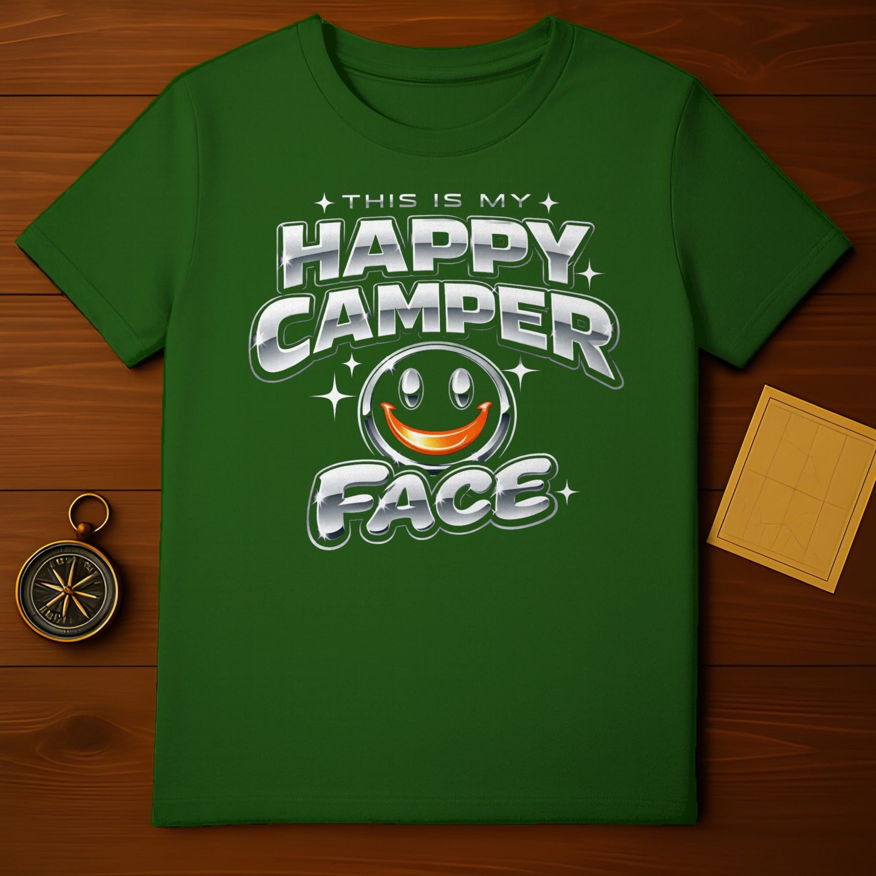 THIS IS MY HAPPY CAMPER FACE T-shirt product type