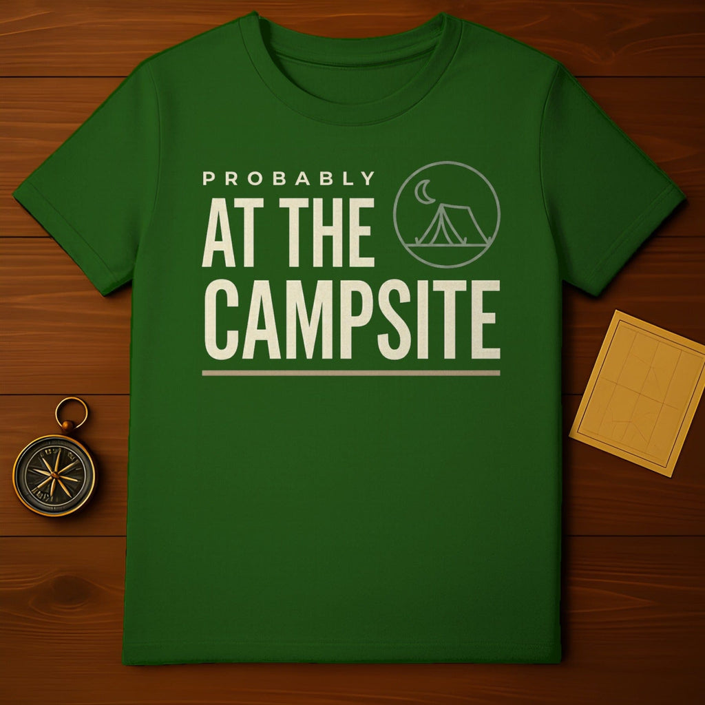 Probably At The Campsite Tent Moon Design product type
