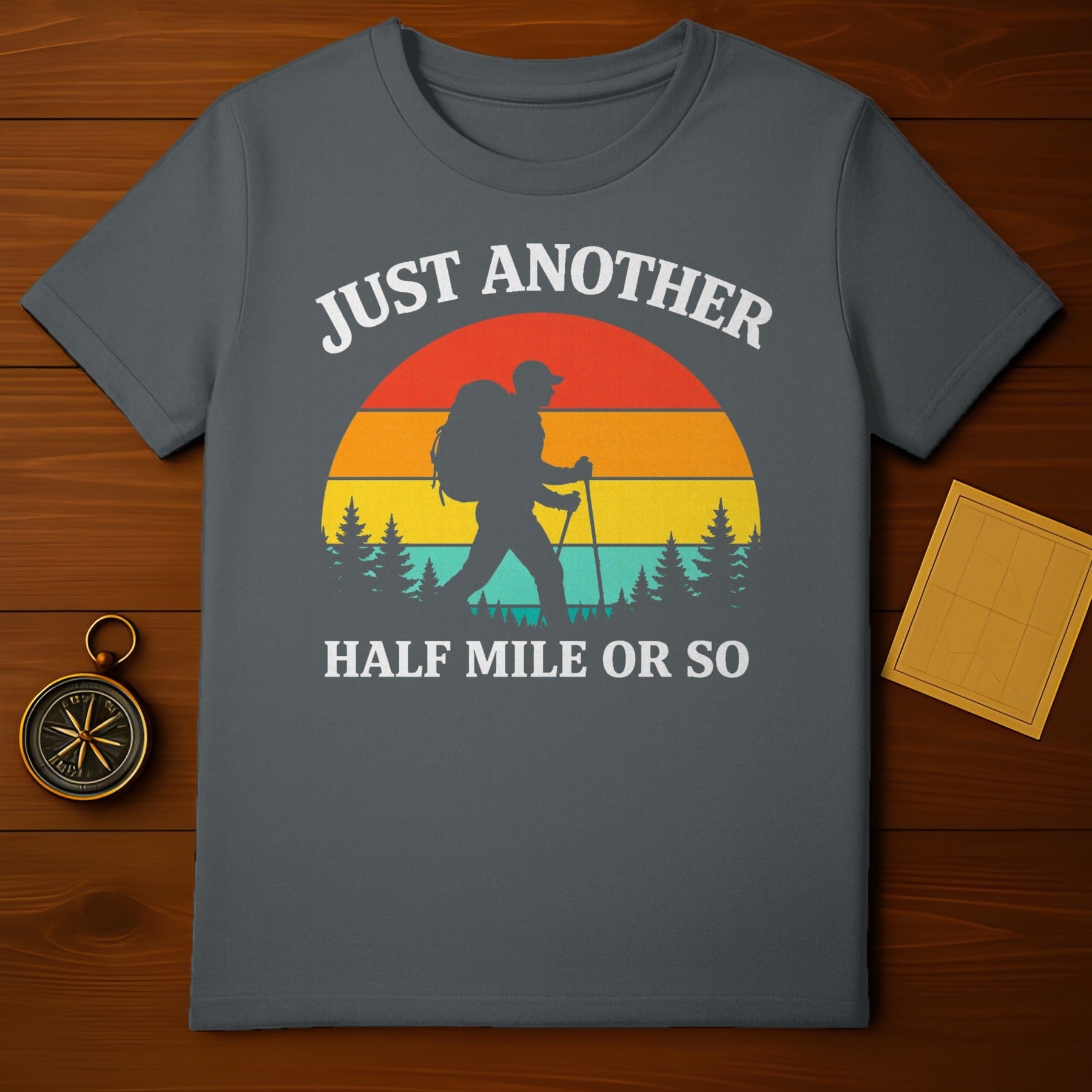 Just Another Half Mile Or So Hiking Adventure product type
Hiking
Outdoors
Adventure
Trekking
Mountain
Nature
Backpacker
Trails
Explore
Wanderlust
Sunset
Forest
Trees
Hiker
Camping
Travel
Outdoorsy
Pathfinder
Summit
Expedition