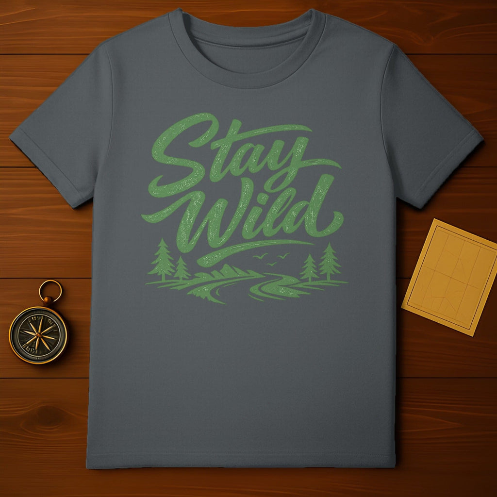 Stay Wild Adventure Graphic T-Shirt for Outdoor Lovers