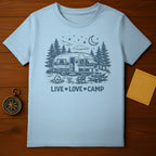 Live Love Camp Outdoor Camping T-Shirt