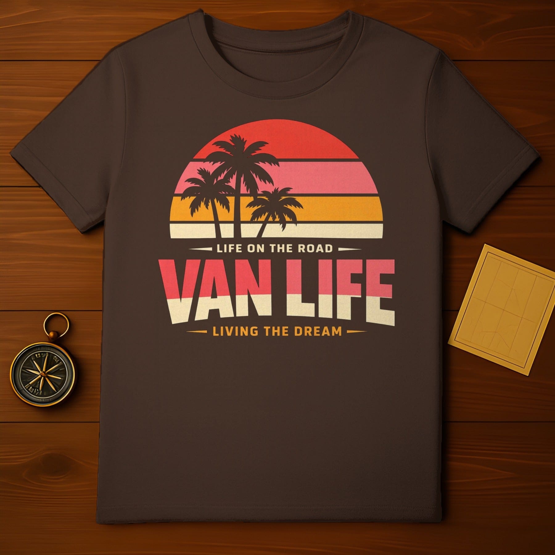 LIFE ON THE ROAD VAN LIFE LIVING THE DREAM product type
Van Life
Life on the Road
Living The Dream
Palm Trees
Sunset Design
Retro Style
Adventure Seeker
Travel Enthusiast
Camper Van
Road Trip Vibes
Bohemian Spirit
Wanderlust
Outdoor Lover
Nature Inspired
Summer Fun
Beachy Design
Explorer Gear
Freedom Lifestyle
Vacation Mode
Vintage Graphic