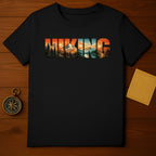 Scenic Hiking Adventure Landscape Graphic T-shirt
