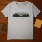 Unplug and Escape Nature Inspired Graphic Tee Shirt