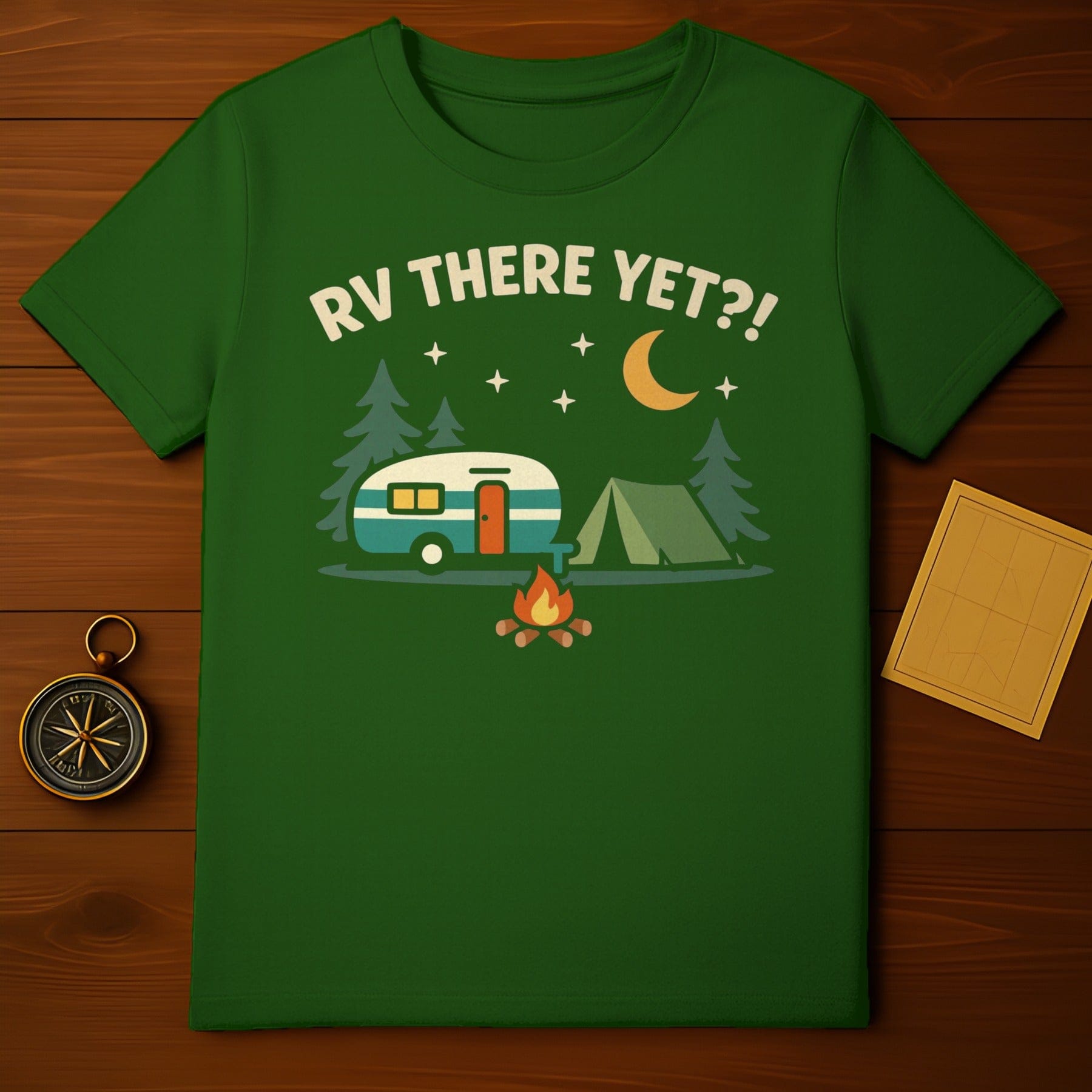 RV THERE YET?! Camping Outdoors Scenic Night product type

RV
Camping
Outdoors
Travel
Adventure
Camper
Road Trip
Nature
Forest
Night Sky
Campfire
Tent
Stars
Moon
Graphic Print
Recreational Vehicle
Getaway
Exploration
Wilderness
Outdoorsy